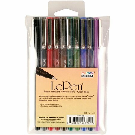 UCHIDA LE PEN DARK SET 10PC 4300-10B